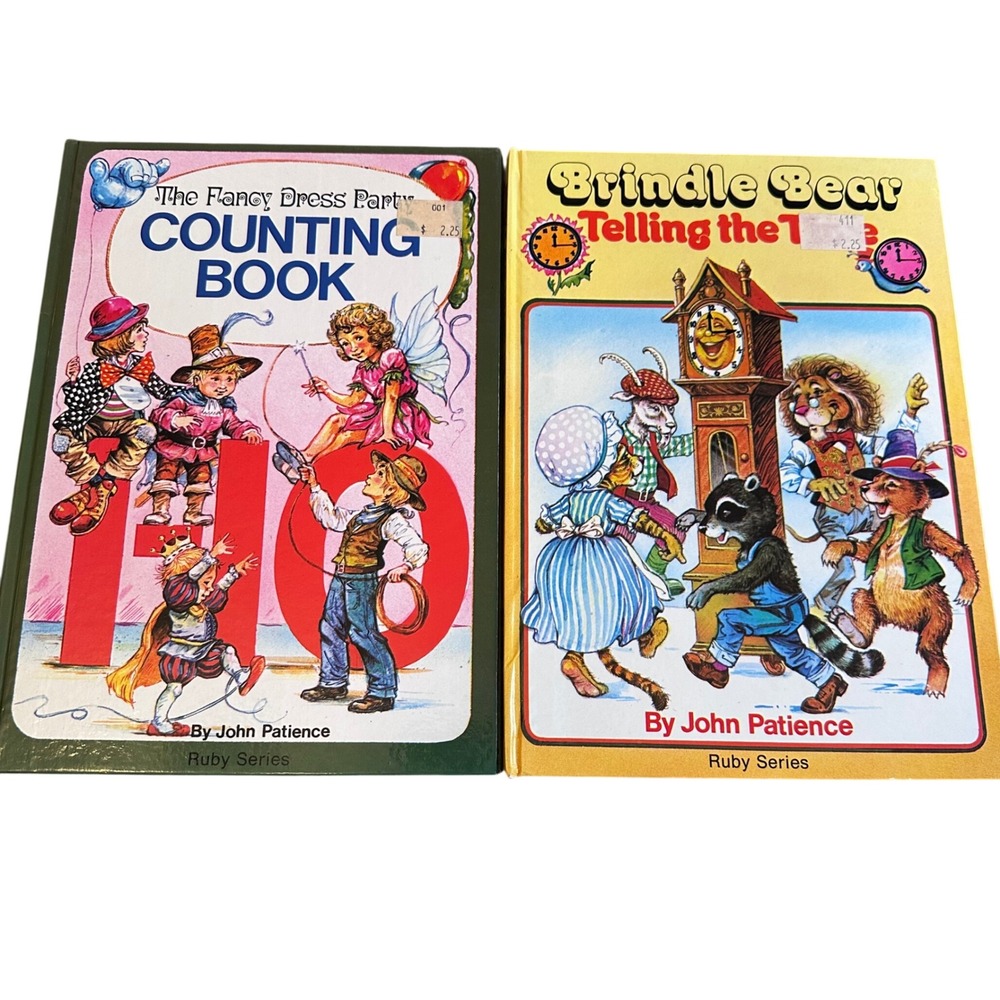 John Patience Ruby Series Childrens Books Set of 2 Vintage Fancy Dress Party